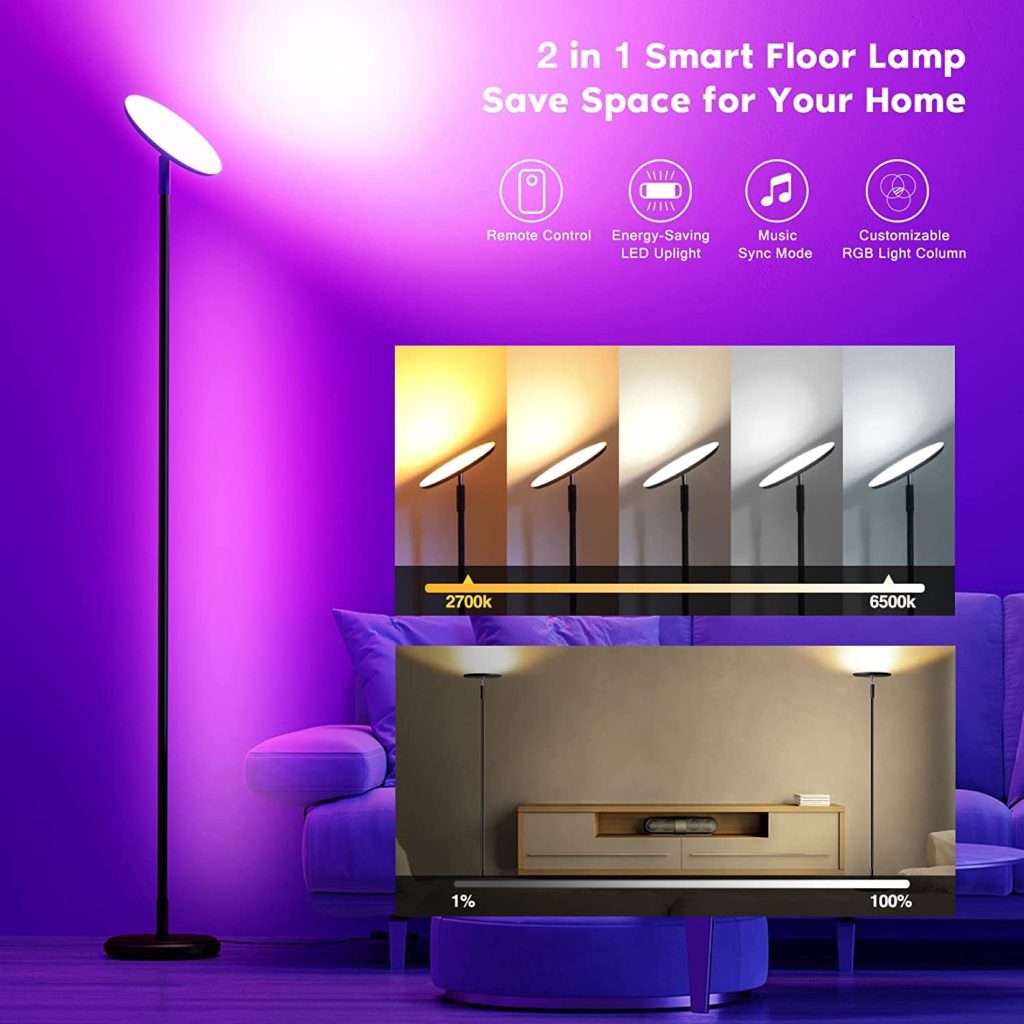 Outon S1 Smart Floor Lamp In Review Knapsack