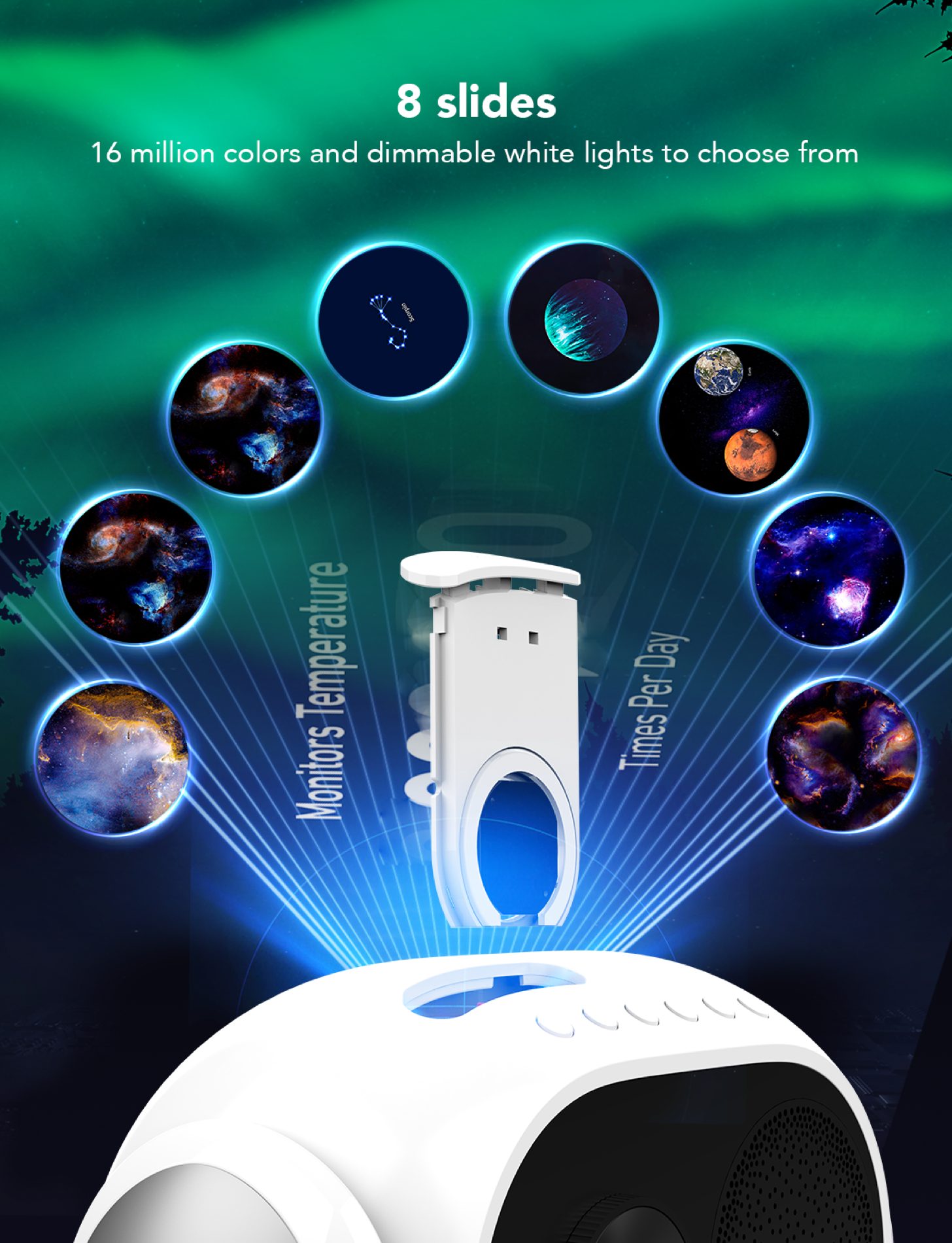 Fly through space with the Govee Galaxy Light Projector Pro Knapsack